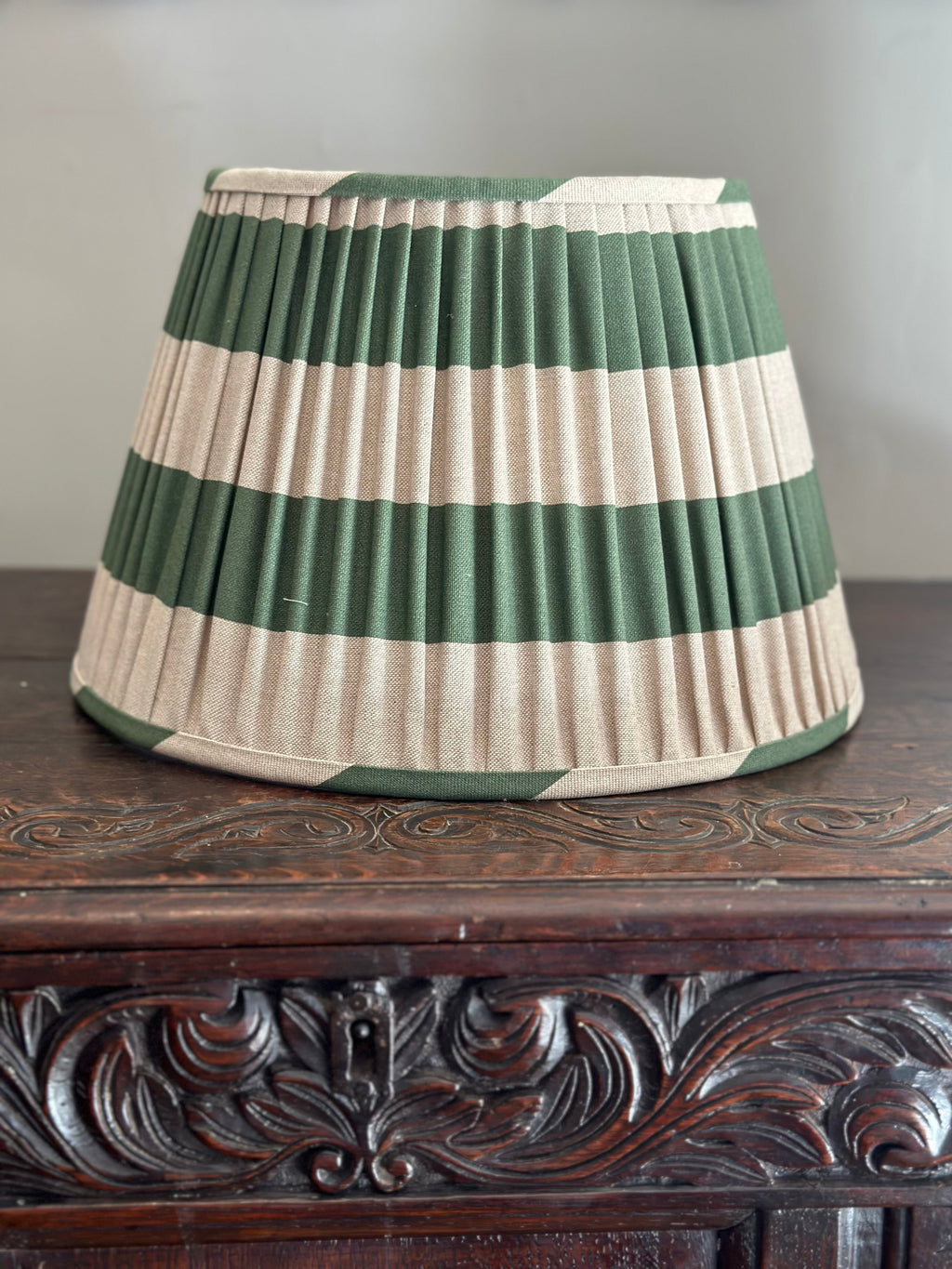 Green Stripe Lampshade