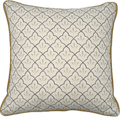 Haveli and Ochre Piped Cushion