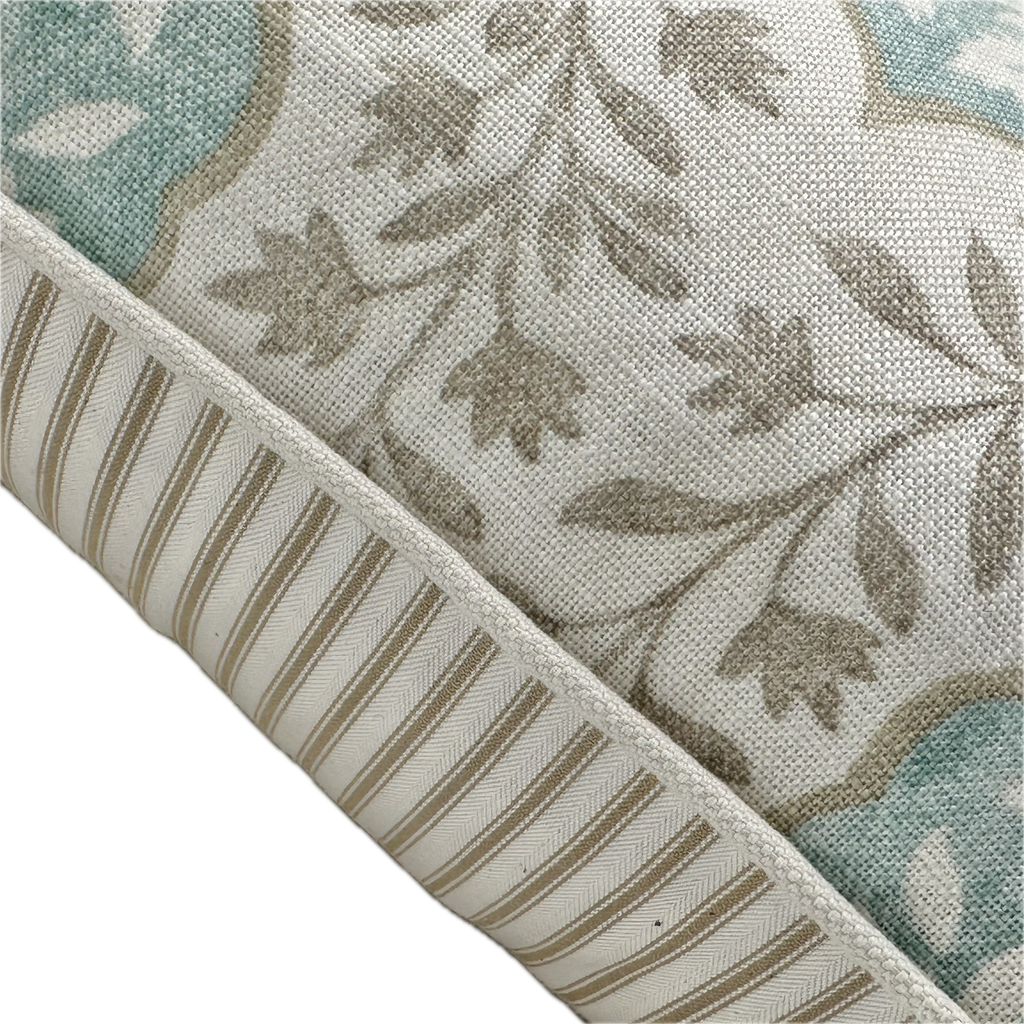 Nina Campbell Marguerite Aqua Large Cushion