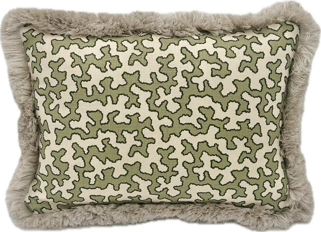 Mini Series - Green Sqwiggle Sibyle Colefax and John Fowler