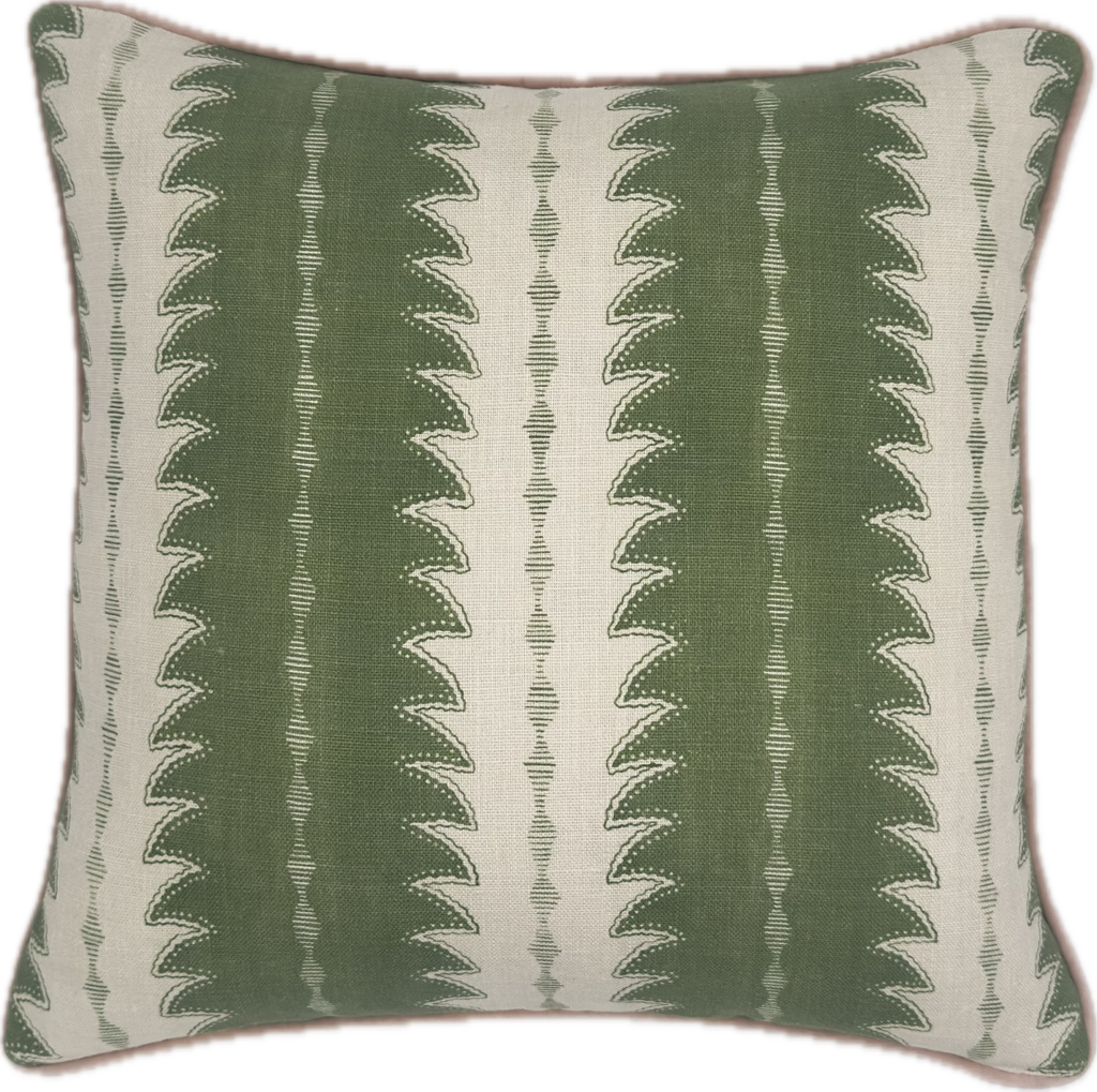 Linwood Ruched Lizard Cushion