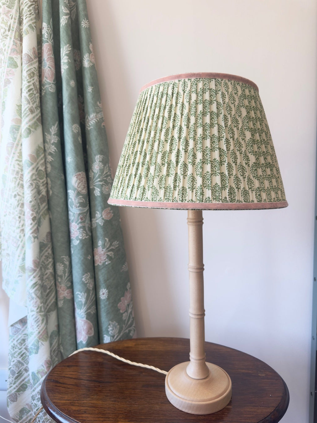 New - Sage and Rose Gathered Lampshade